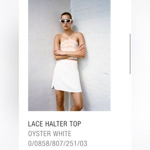 Zara Lace Hater Top